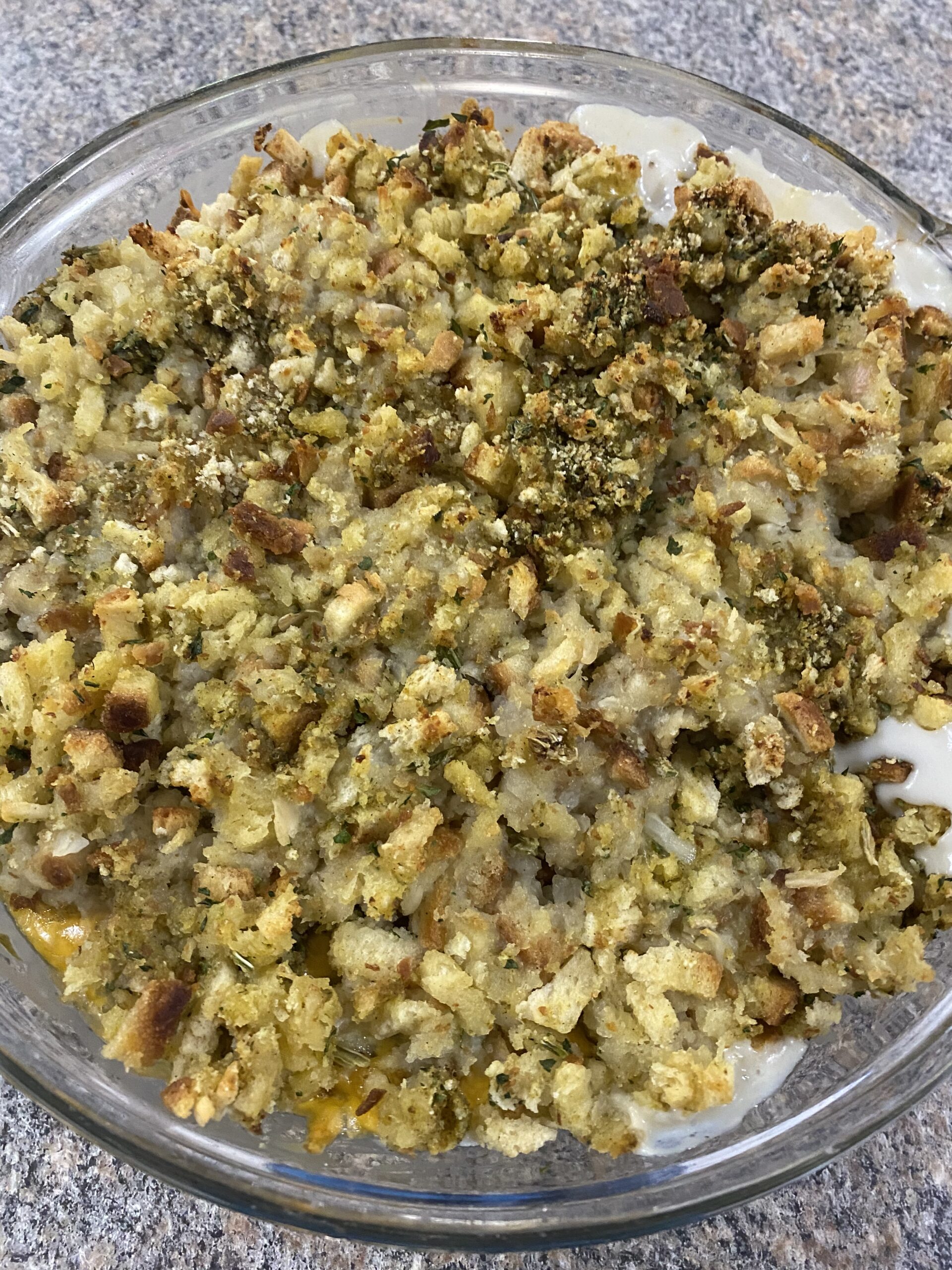 Stuffing Green Bean Casserole - Freshly Homecooked